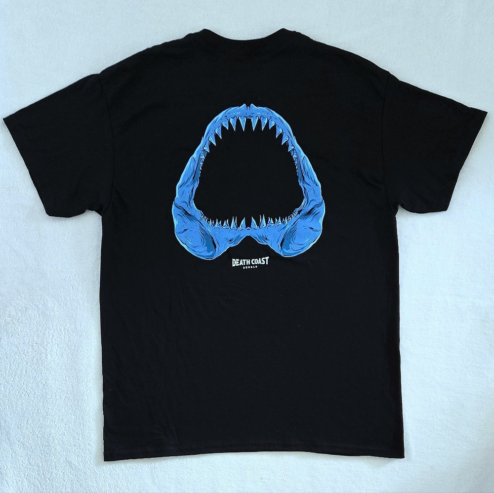 Death☠️ Coast Supply Shark🦈 Chondrocranium Graphic Tee👕 - NWOT